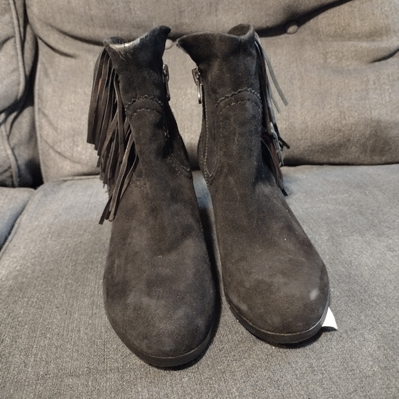 Sam Edelman Suede Fringe Boots - Picture 8 of 9